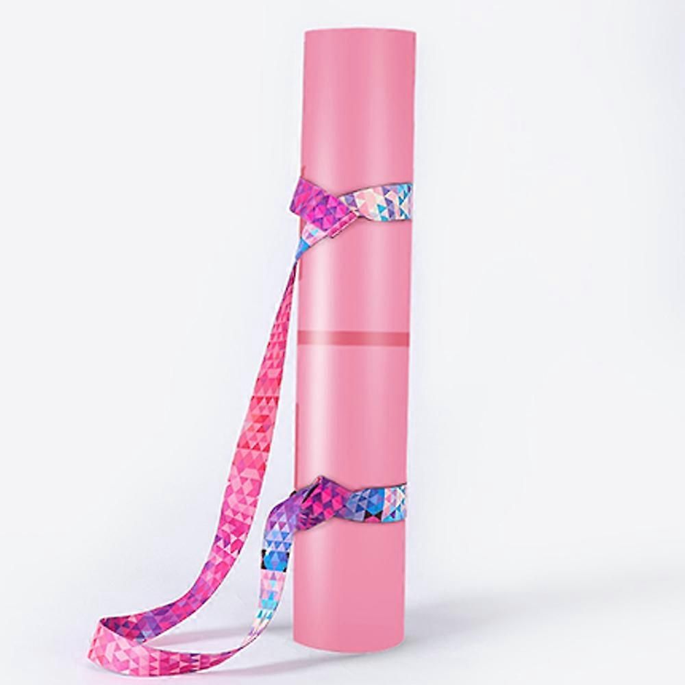 2-in-1 Yoga Mat Carry Strap & Stretch Strap with Adjustable Buckles for Yoga, Pilates & Fitness - Mixed color - Image 3