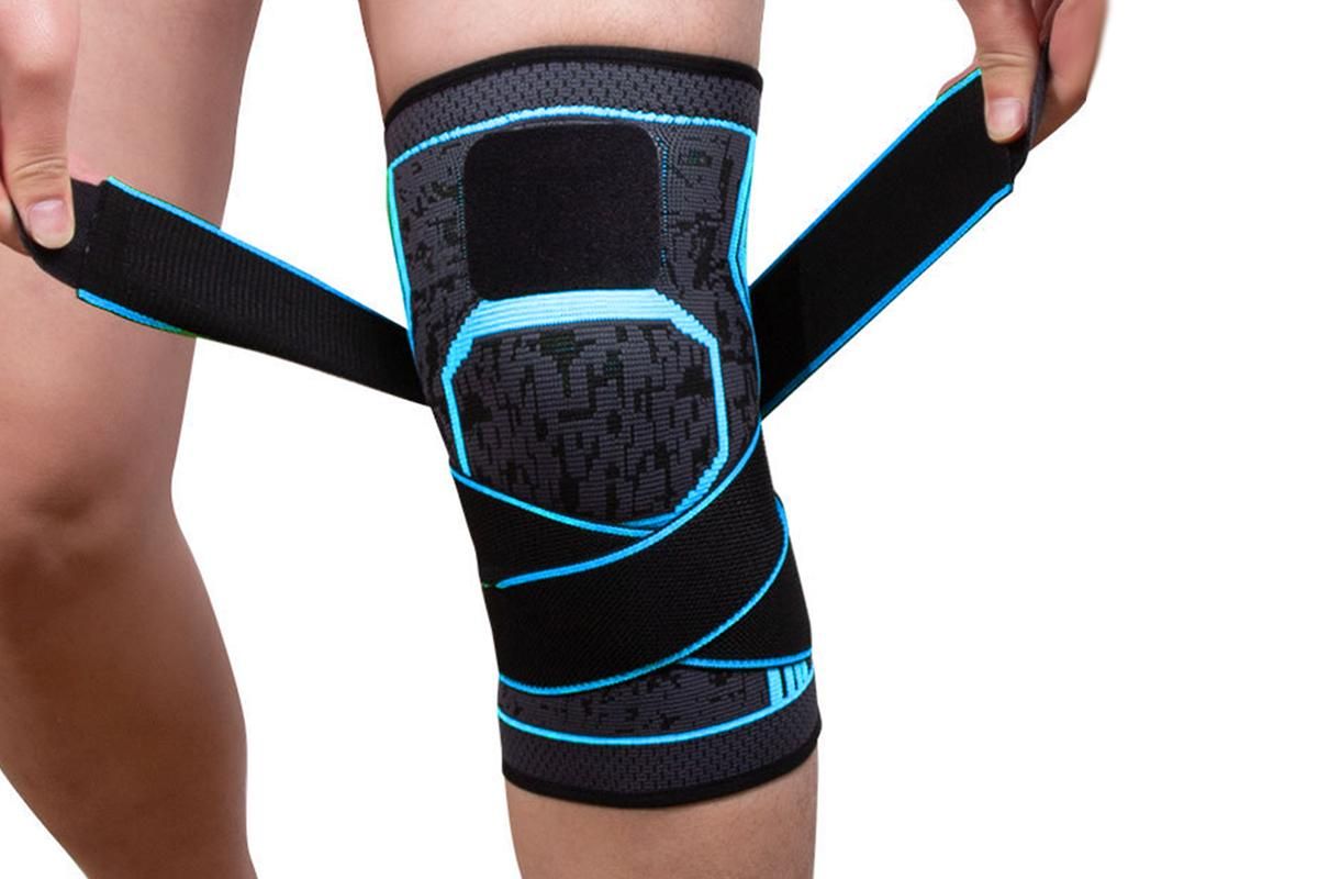Gym Knee Pads Sport Knee Sleeve Knee Support Brace(M) - Image 2