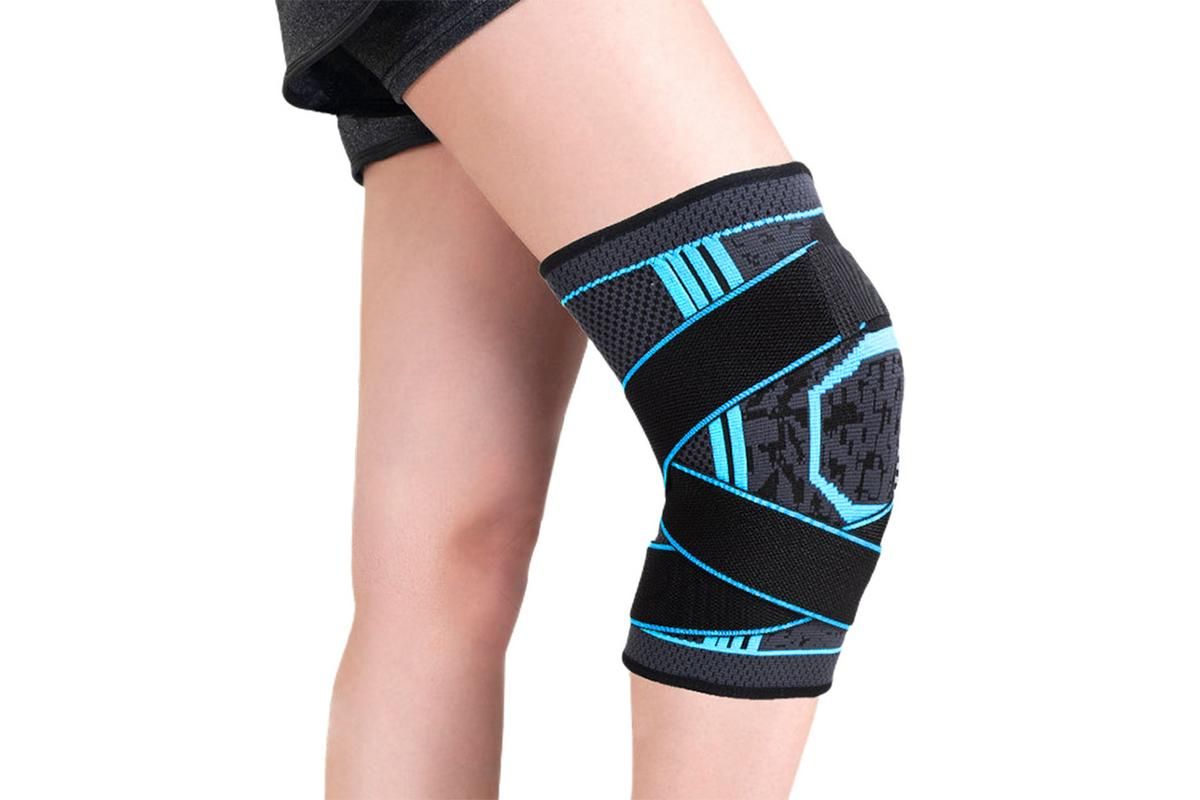 Gym Knee Pads Sport Knee Sleeve Knee Support Brace(2XL) - Image 3