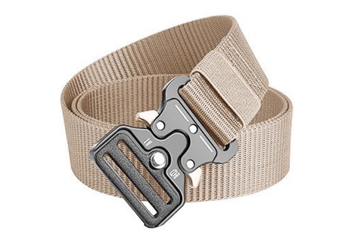 Nylon Tactical Belt Quick-Release for Outdoor Work Daily - Khaki - Image 2