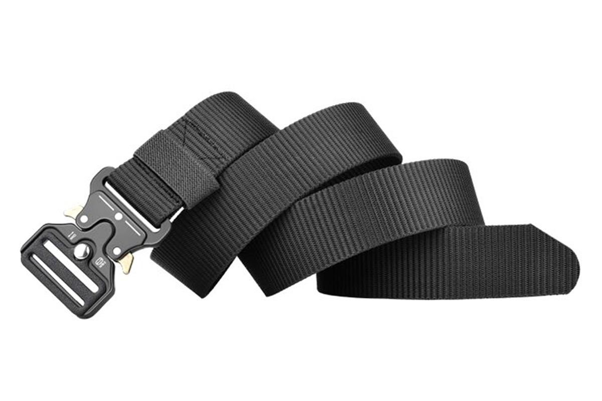 Nylon Tactical Belt Quick-Release for Outdoor Work Daily - Black - Image 3