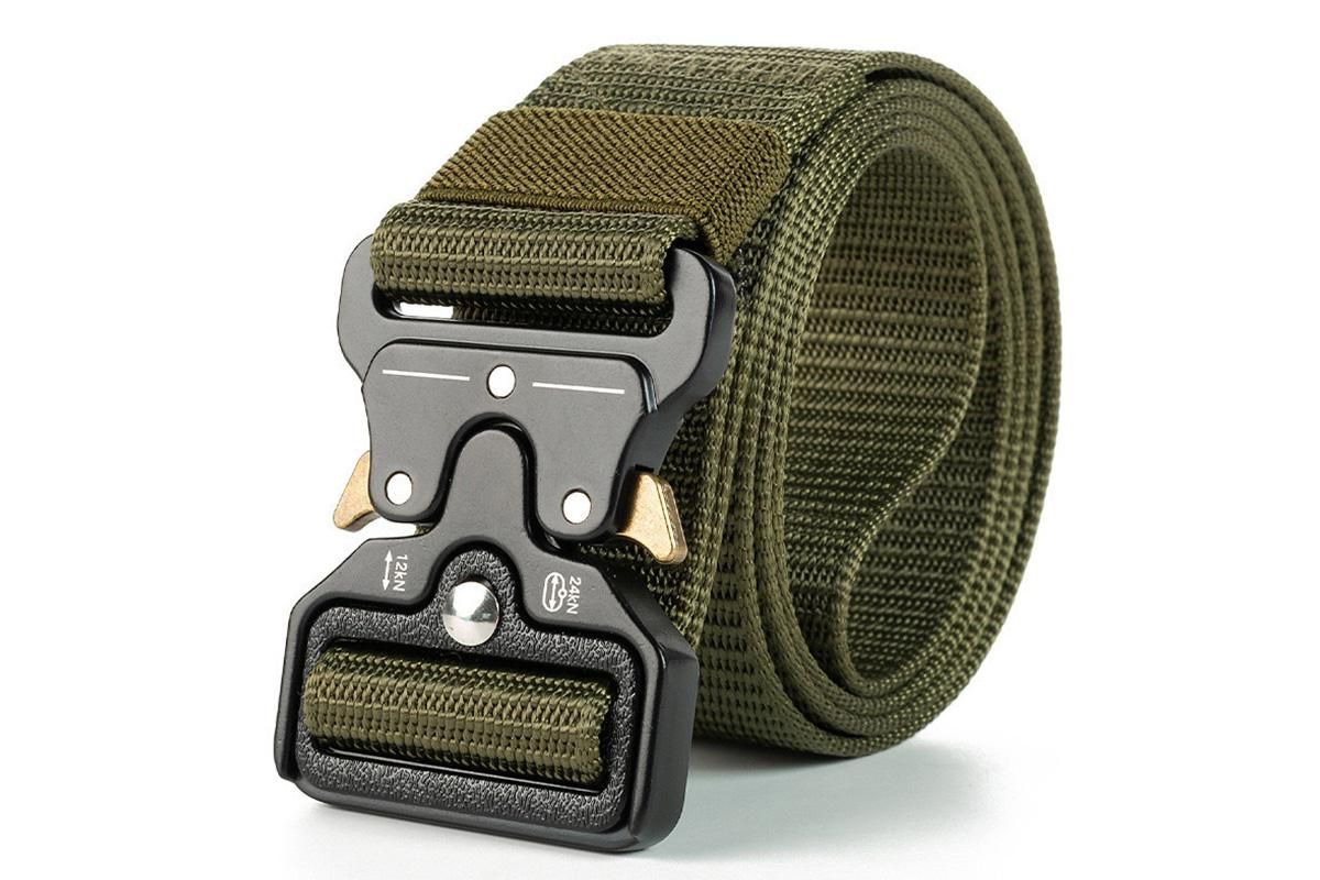 Nylon Tactical Belt Quick-Release for Outdoor Work Daily - Army Green - Image 5