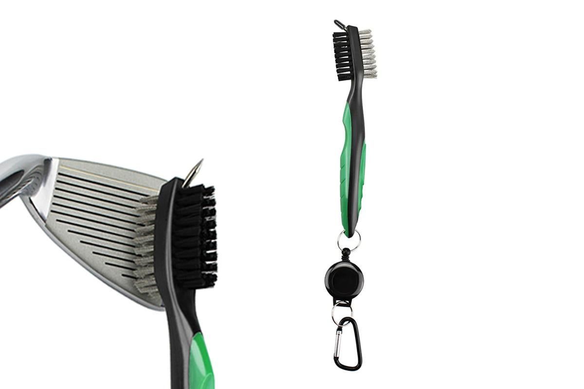Golf Club Cleaning Brush Reel Groove Cleaner Tool -Green - Image 1