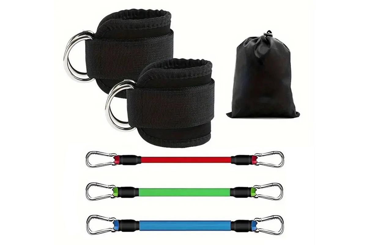 6Pcs Ankle Resistance Bands Ankle Bands for Working Out with Cuffs Resistance Bands -Mixed Color - Image 2