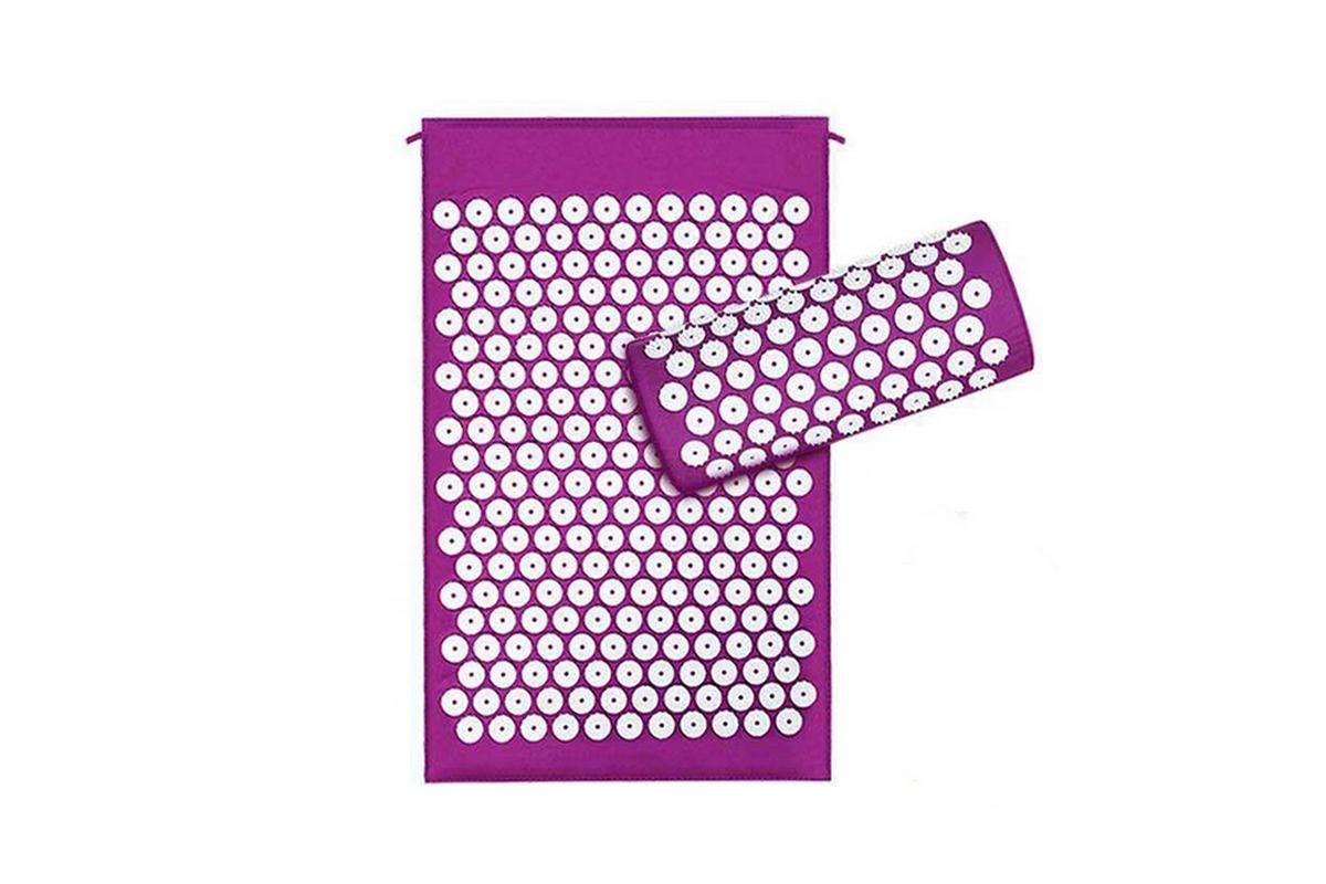 Body Massager Acupressure Cushion Mat(Purple) - Image 3
