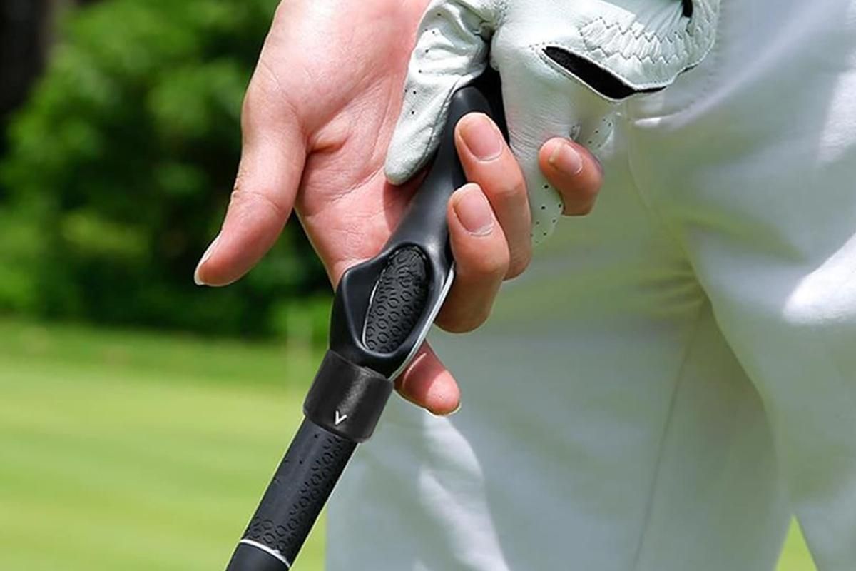 Golf Club Grip Trainer Attachment for Improved Hand Positioning -Black - Image 3