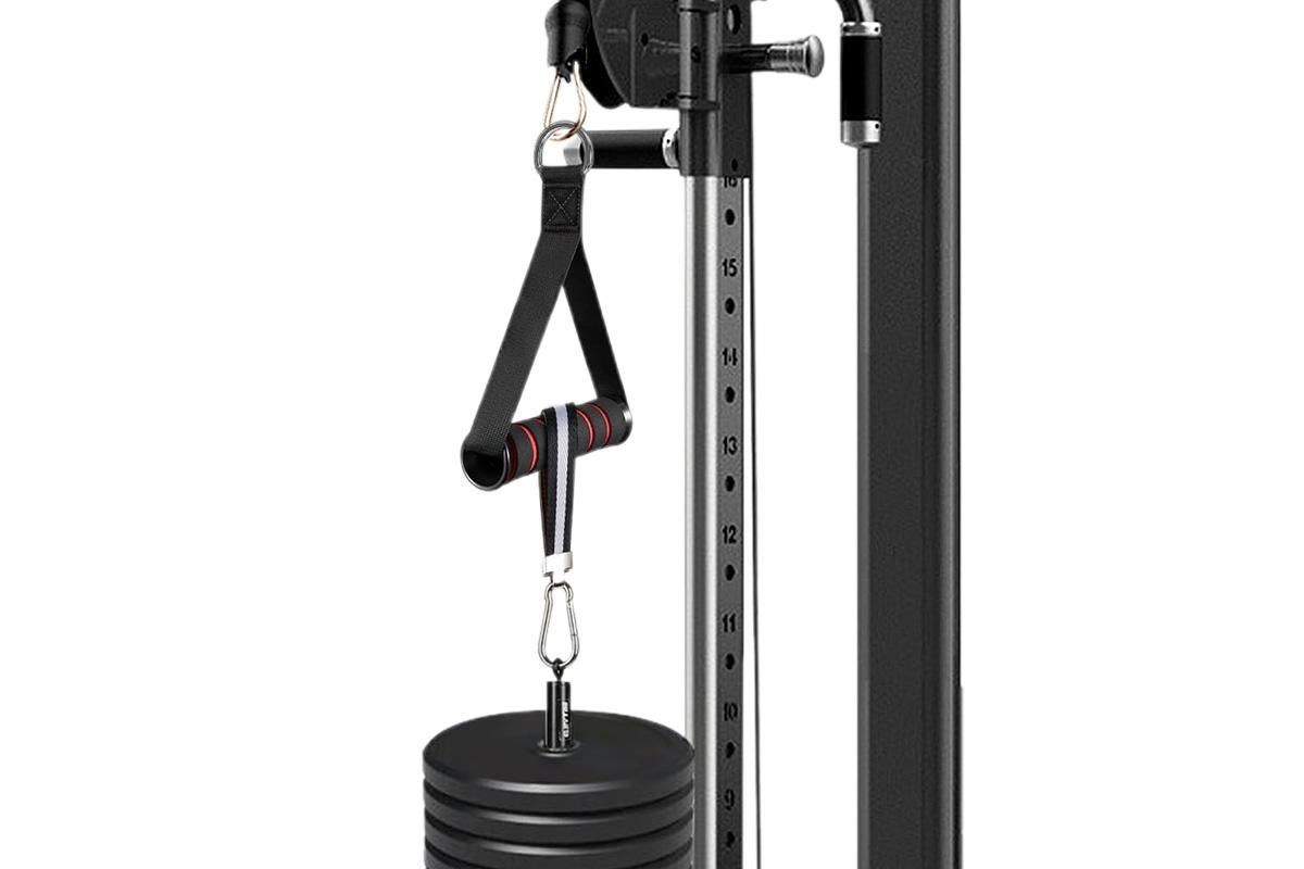 Yoga Strength Trainer Pull Down Home Gym Exercise Handles Replacement Fitness Equipment for Pilates -Red - Image 2