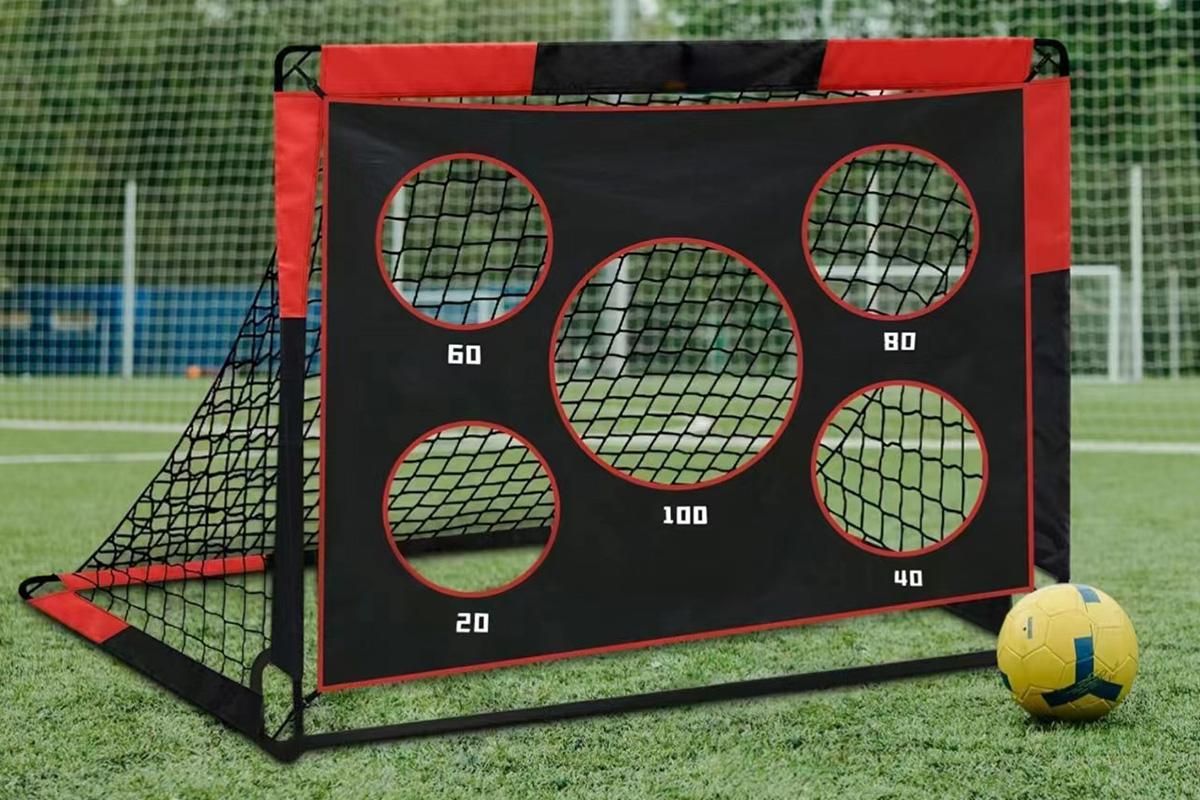 Soccer Goals for Backyard Set Portable Soccer Goal Training Equipment Pop Up Soccer Net for Youth Outdoor Games - Image 2