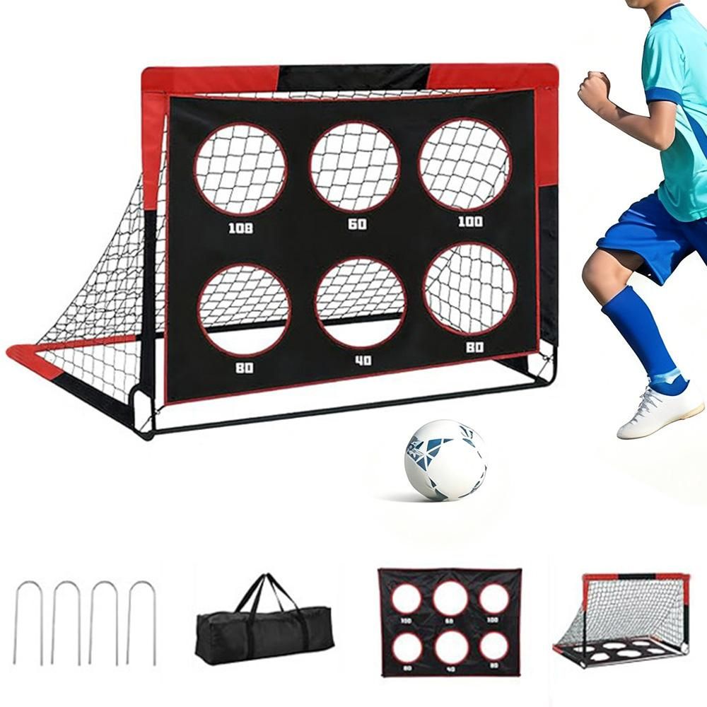 Soccer Goals for Backyard Set Portable Soccer Goal Training Equipment Pop Up Soccer Net for Youth Outdoor Games - Image 7