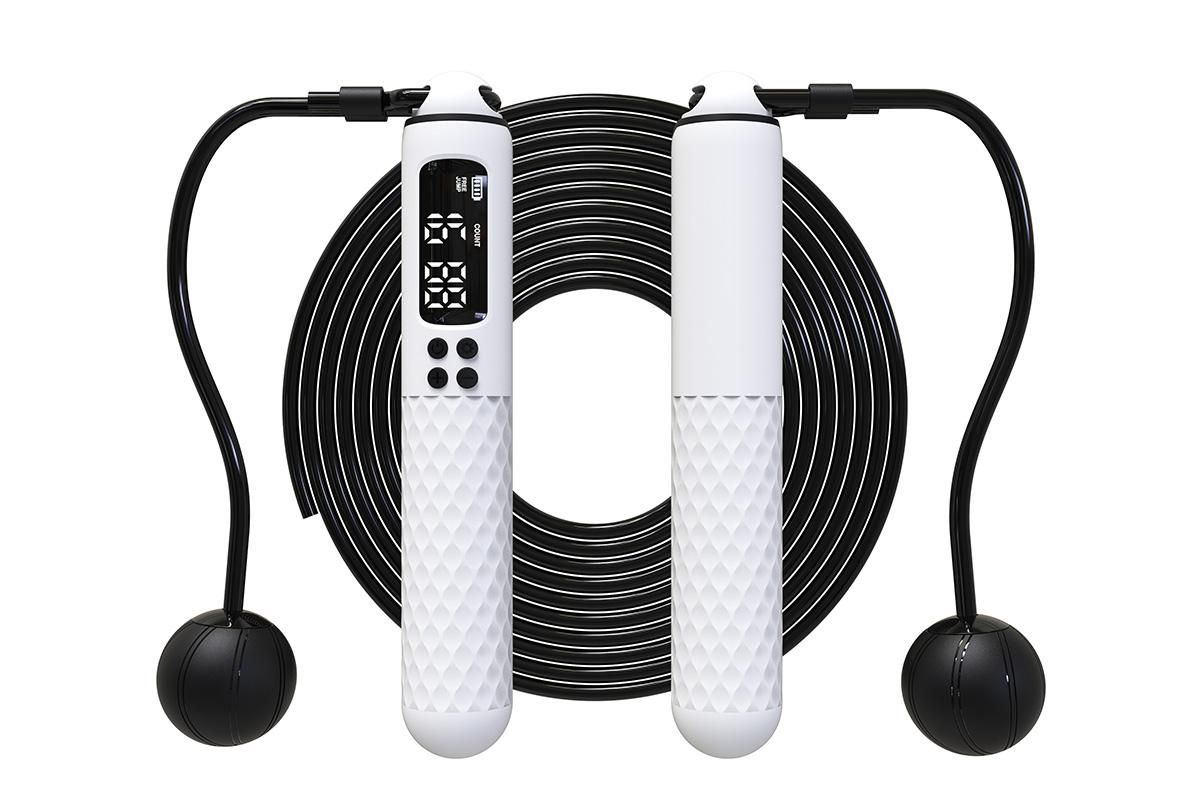 Smart Digital Jump Rope for Accurately Counts Jumps Sets Goals and Monitors Progress -Black - Image 6