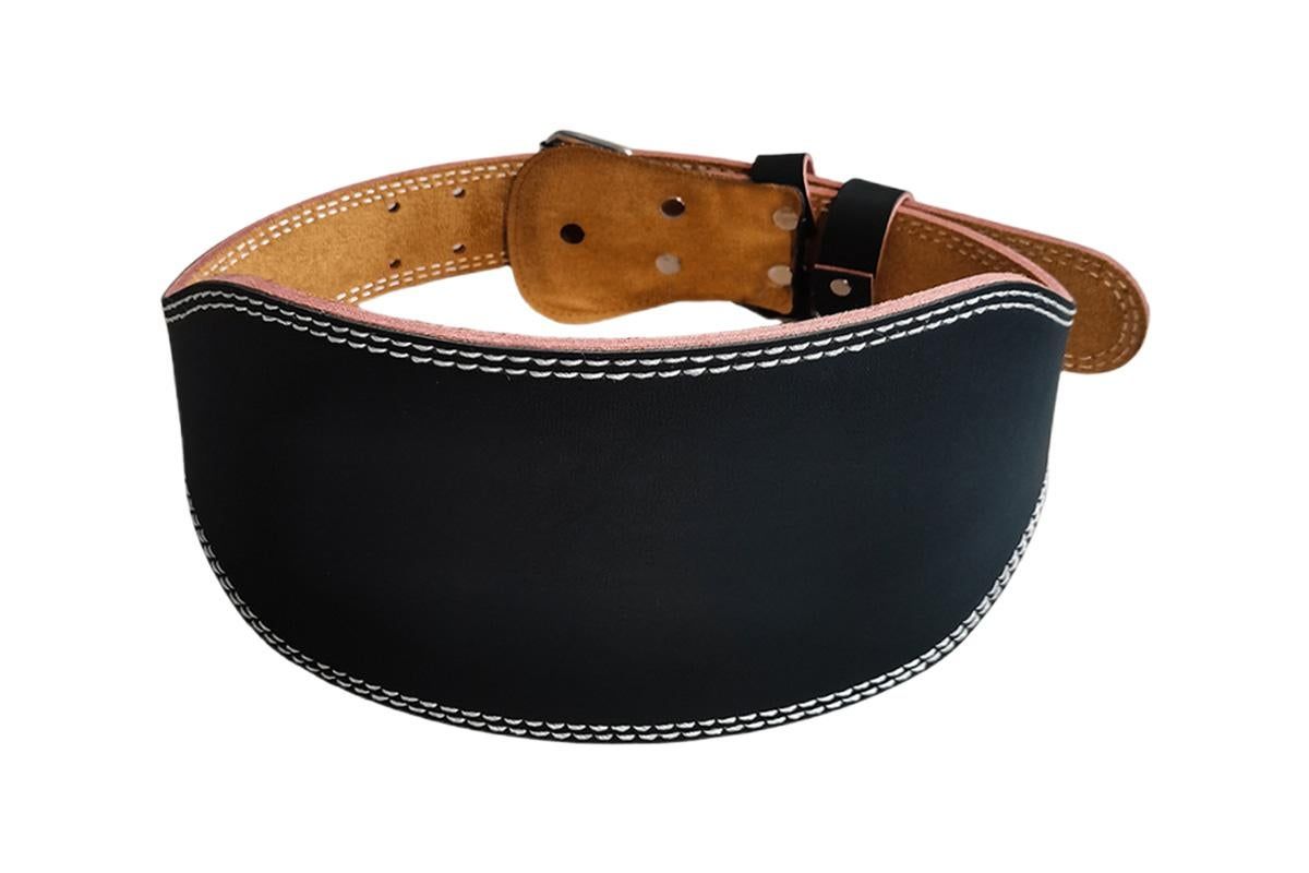 PU Leather Gym Waist Support Belt for Fitness Training and Back Support - M - Image 4