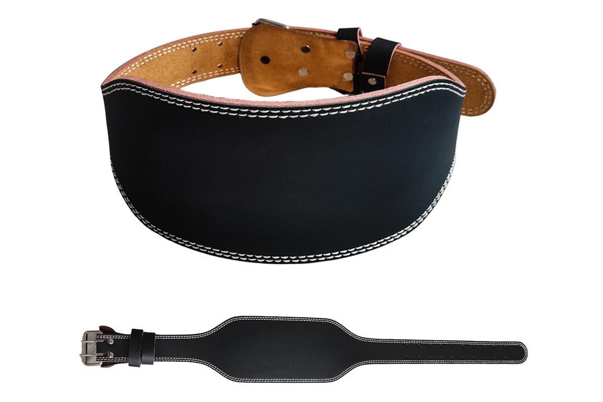 PU Leather Gym Waist Support Belt for Fitness Training and Back Support - S - Image 2