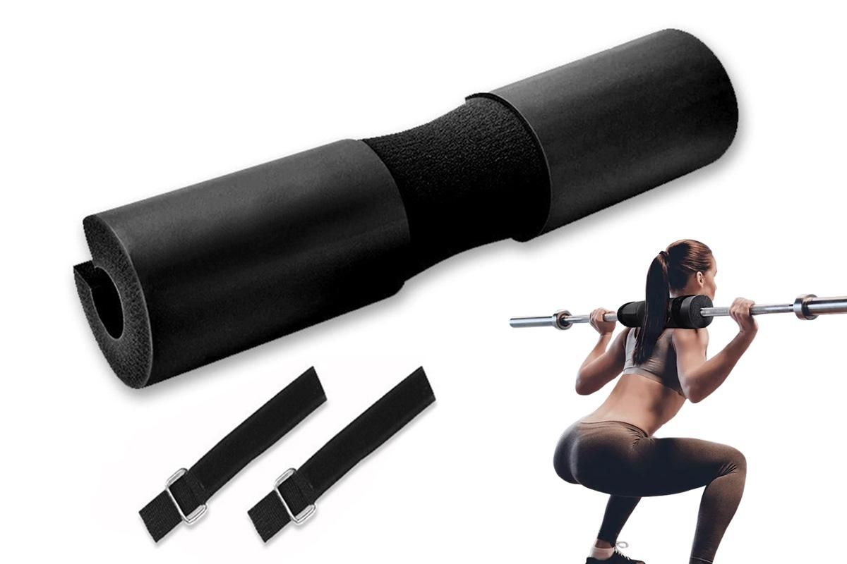 Barbell Pad Shoulder Pad Squat Pad For Weightlifting Lunges And Hip Thrusts -Black - Image 1