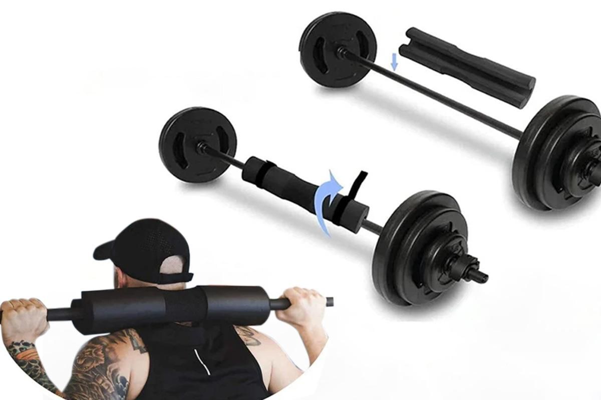 Barbell Pad Shoulder Pad Squat Pad For Weightlifting Lunges And Hip Thrusts -Black - Image 4