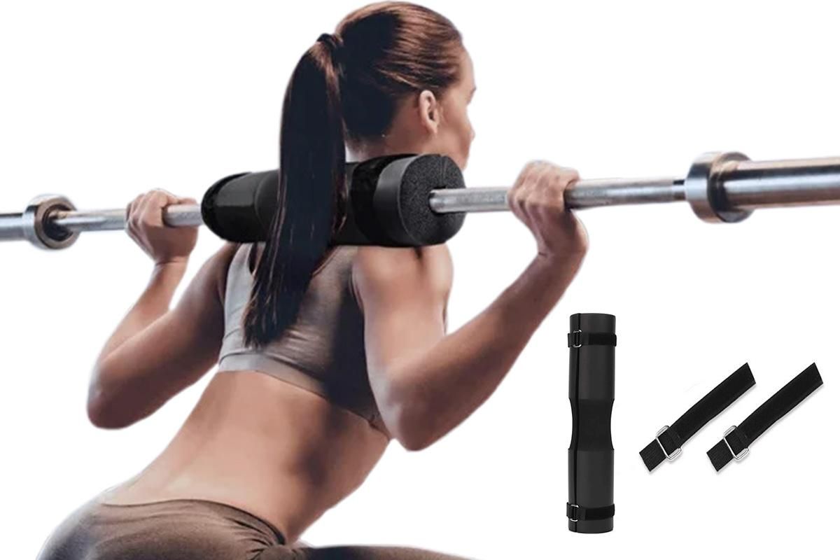 Barbell Pad Shoulder Pad Squat Pad For Weightlifting Lunges And Hip Thrusts -Black - Image 6