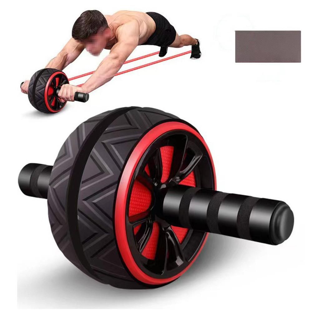Wide Ab Roller Wheel for Home Gym Core Training - Red - Image 6