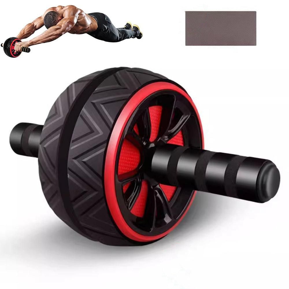 Wide Ab Roller Wheel for Home Gym Core Training - Red - Image 8