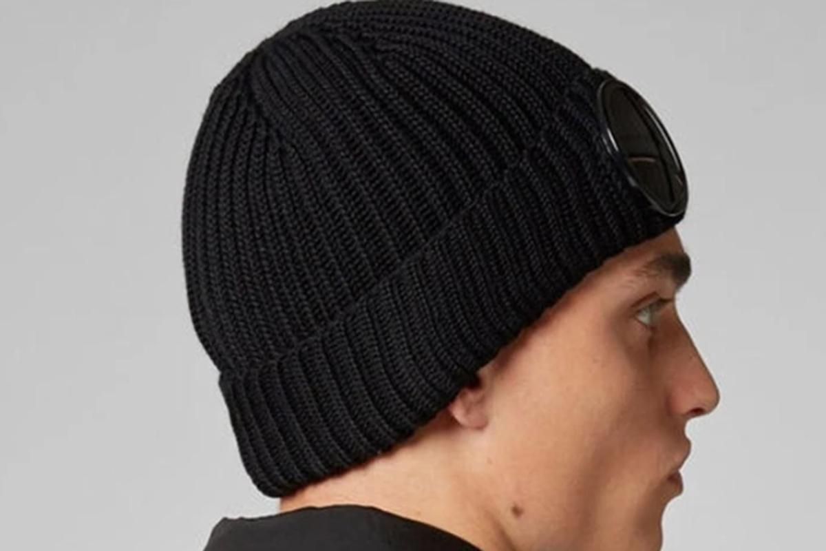 Winter Ski Hat with Goggles - Thermal Knit Beanie for Men & Women - Black - Image 4