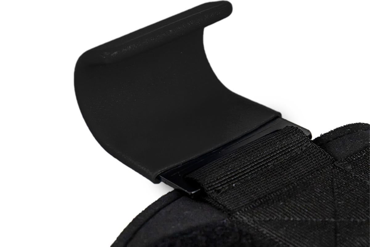 2pcs Weight Lifting Hook Hand Grip Support Wrist Straps Powerlifting Grips Gym Gloves(Black) - Image 2