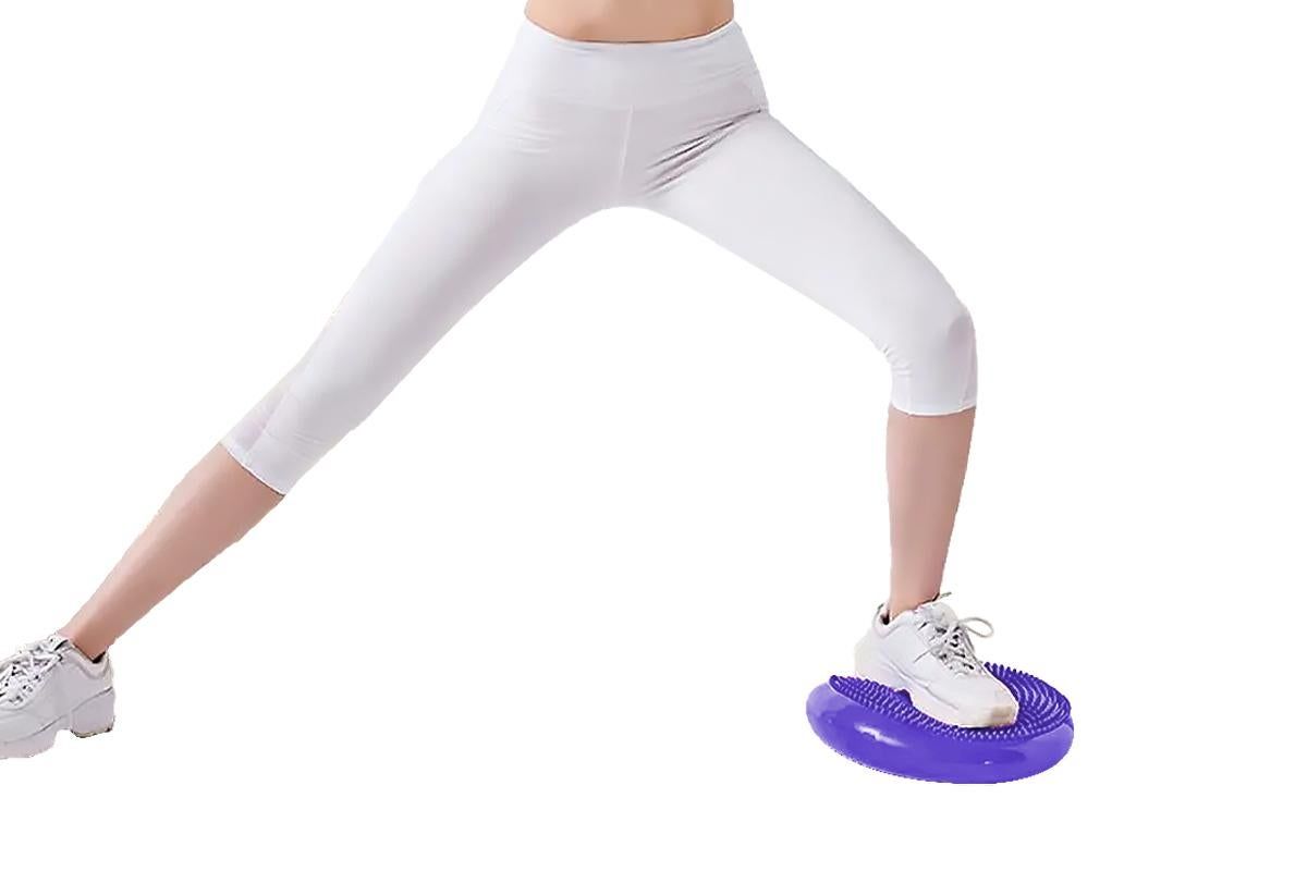 Yoga Training Mat Exercise Balance Stability Cushion Yoga Training Accessories -Purple - Image 5