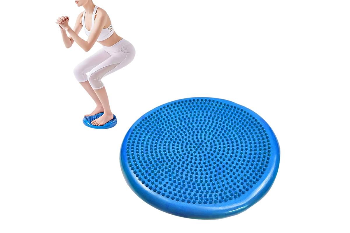 Yoga Training Mat Exercise Balance Stability Cushion Yoga Training Accessories -Blue - Image 1