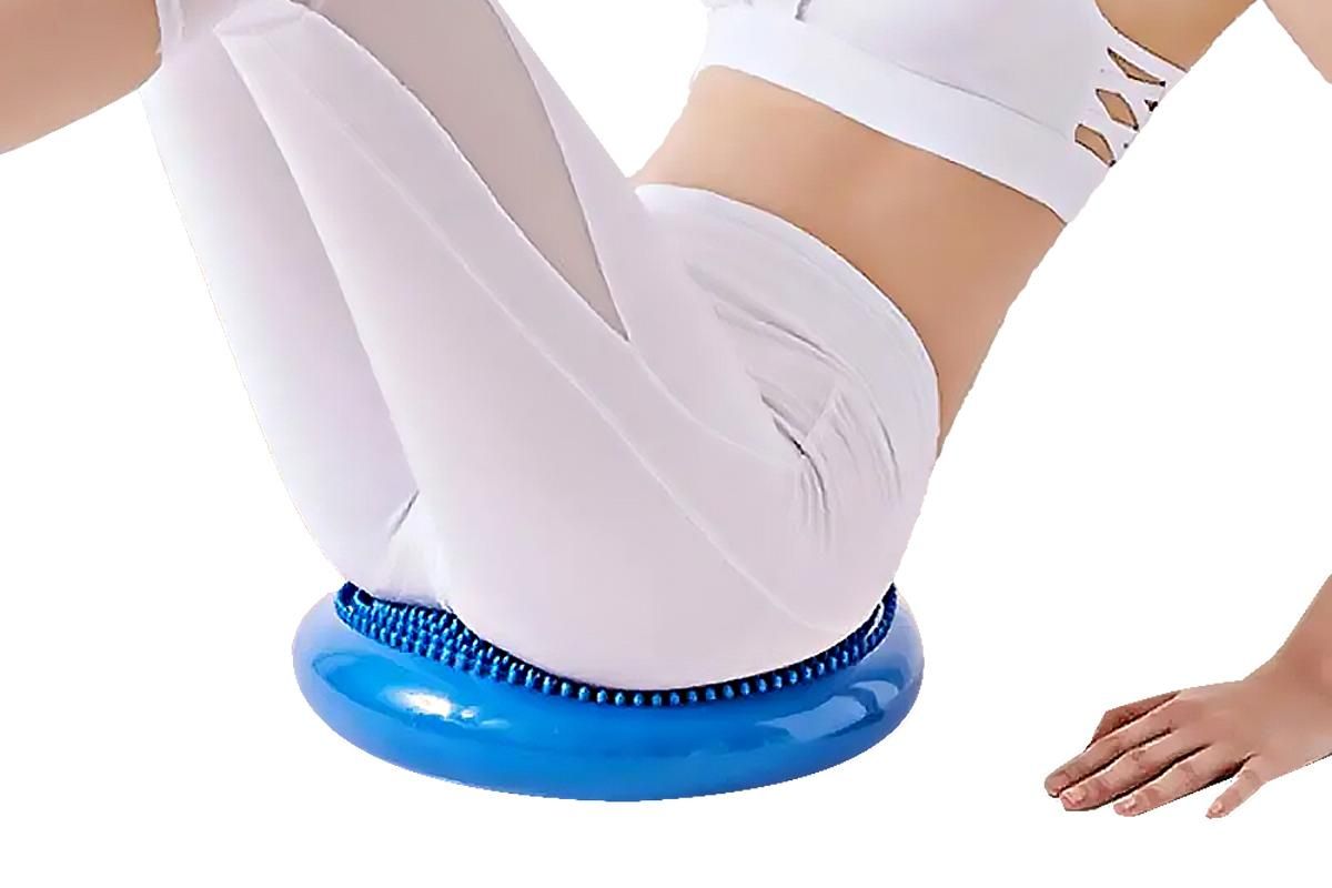 Yoga Training Mat Exercise Balance Stability Cushion Yoga Training Accessories -Blue - Image 4