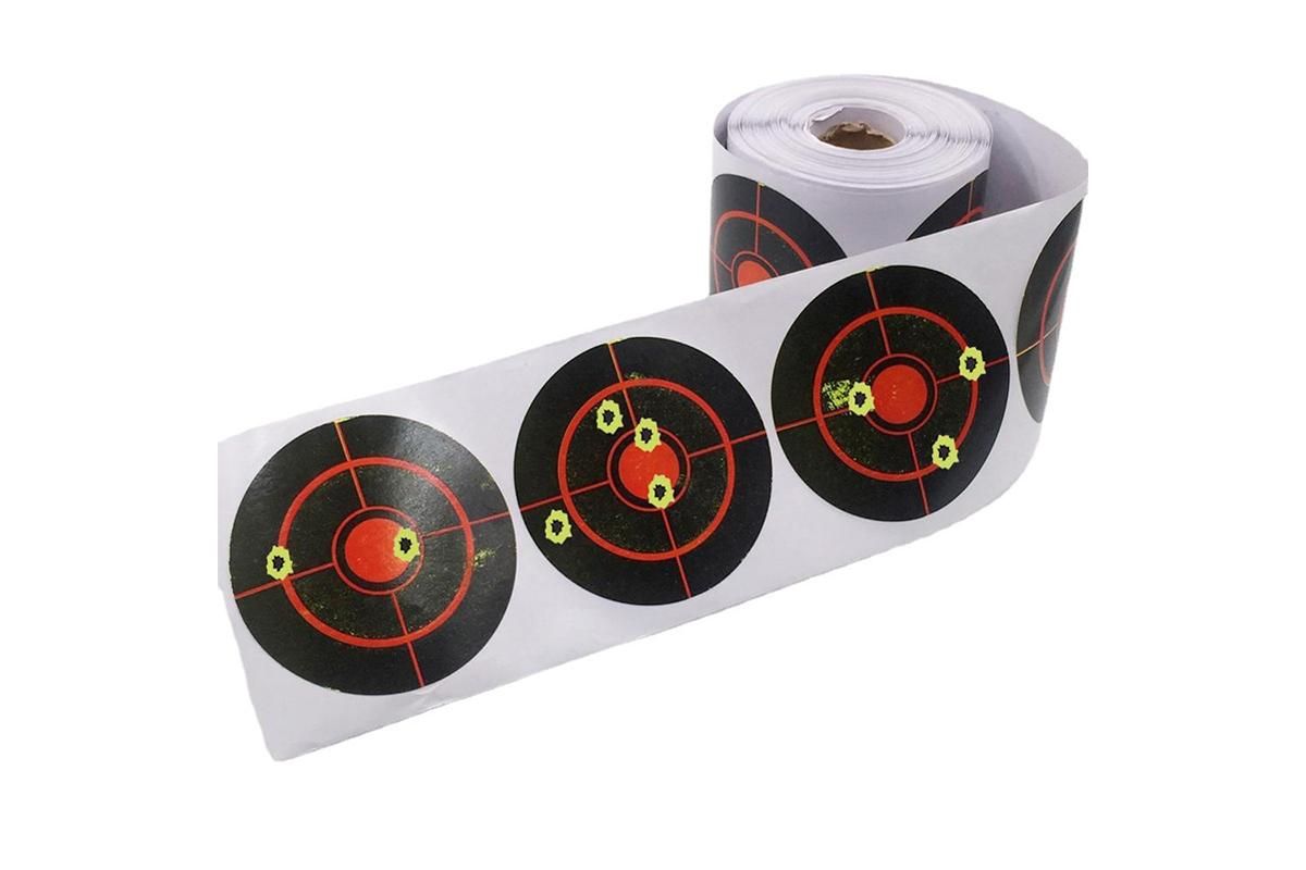250X/Roll Shooting Target Self Adhesive Targets Splatter Reactive Target Sticker - Image 2