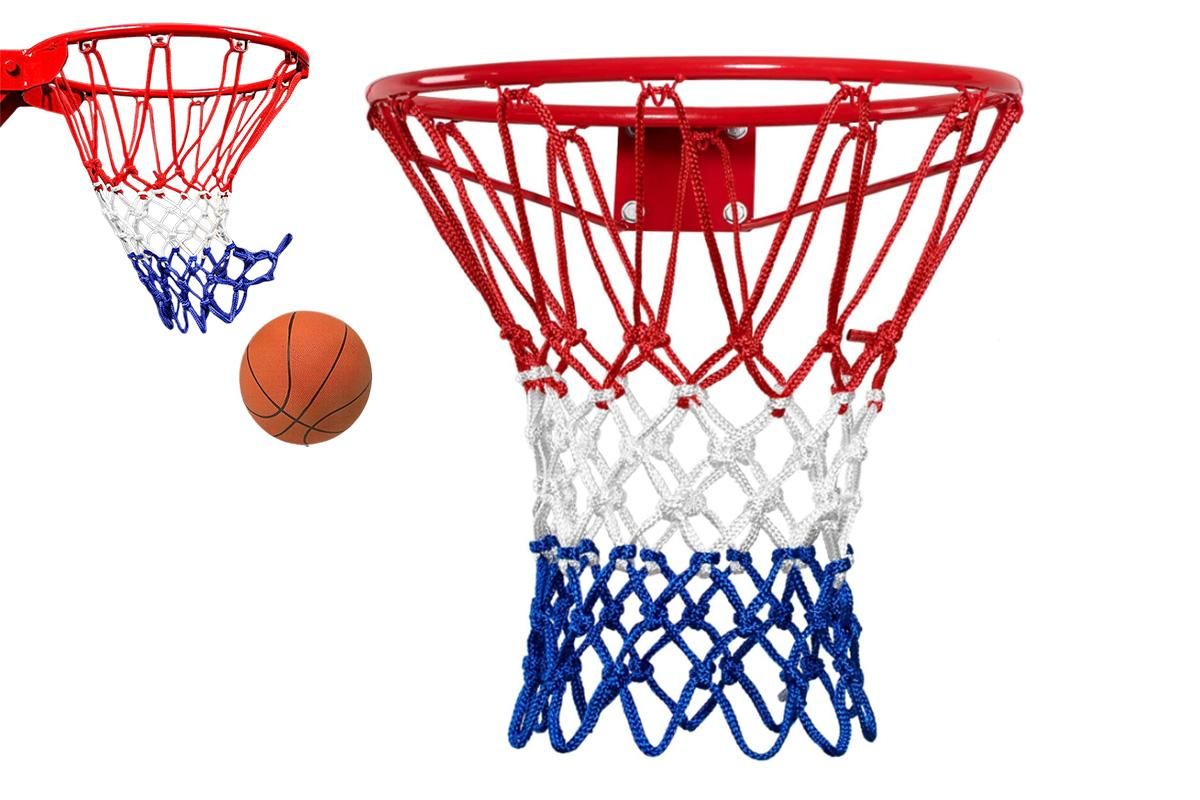 Heavy Duty Basketball Net 12 Loops Indoor Outdoor Basketball Replacement Net Anti-tangle - Image 1