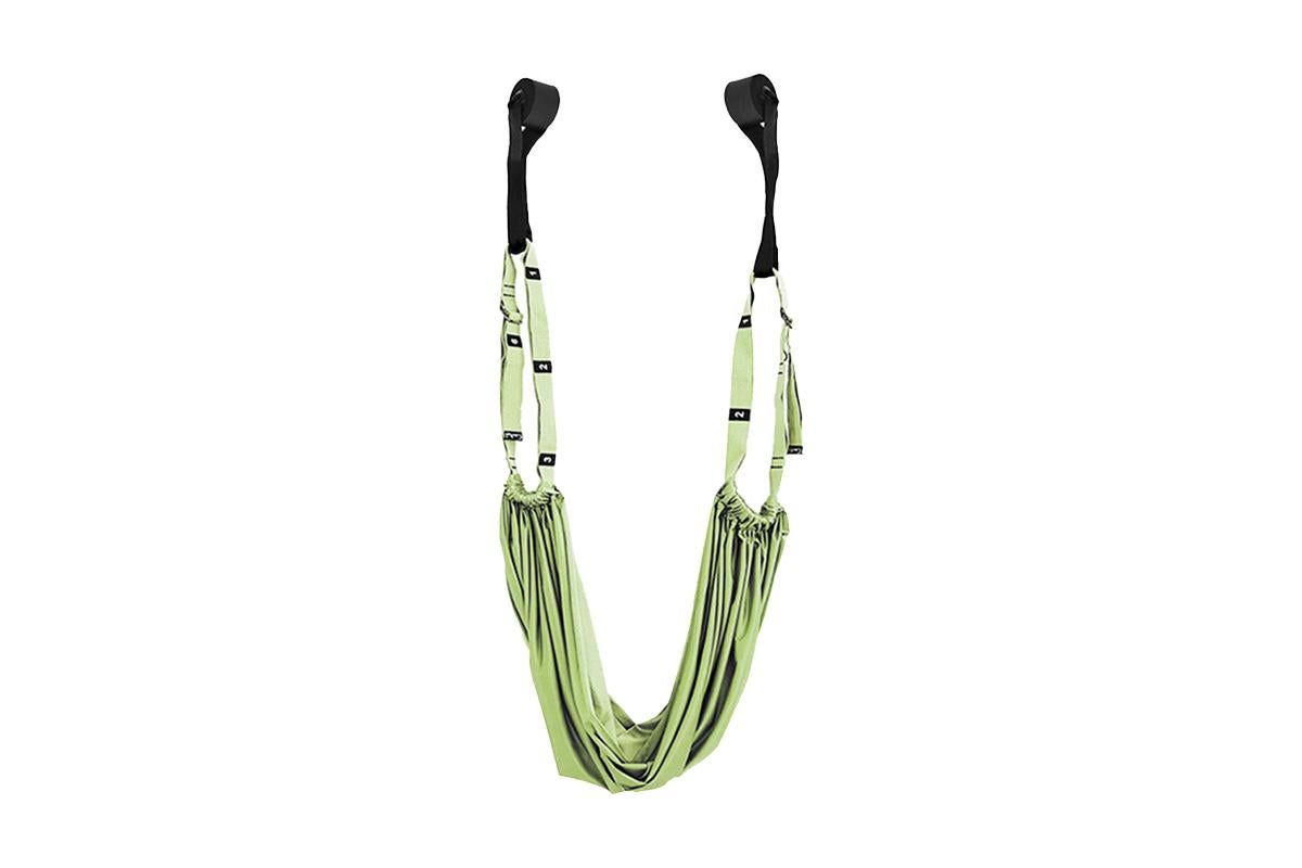 Stretching Exercise Belt Ballet Band Leg with Door Anchor Flexibility Trainer for Dance Aerial Yoga Ballet -Green - Image 2