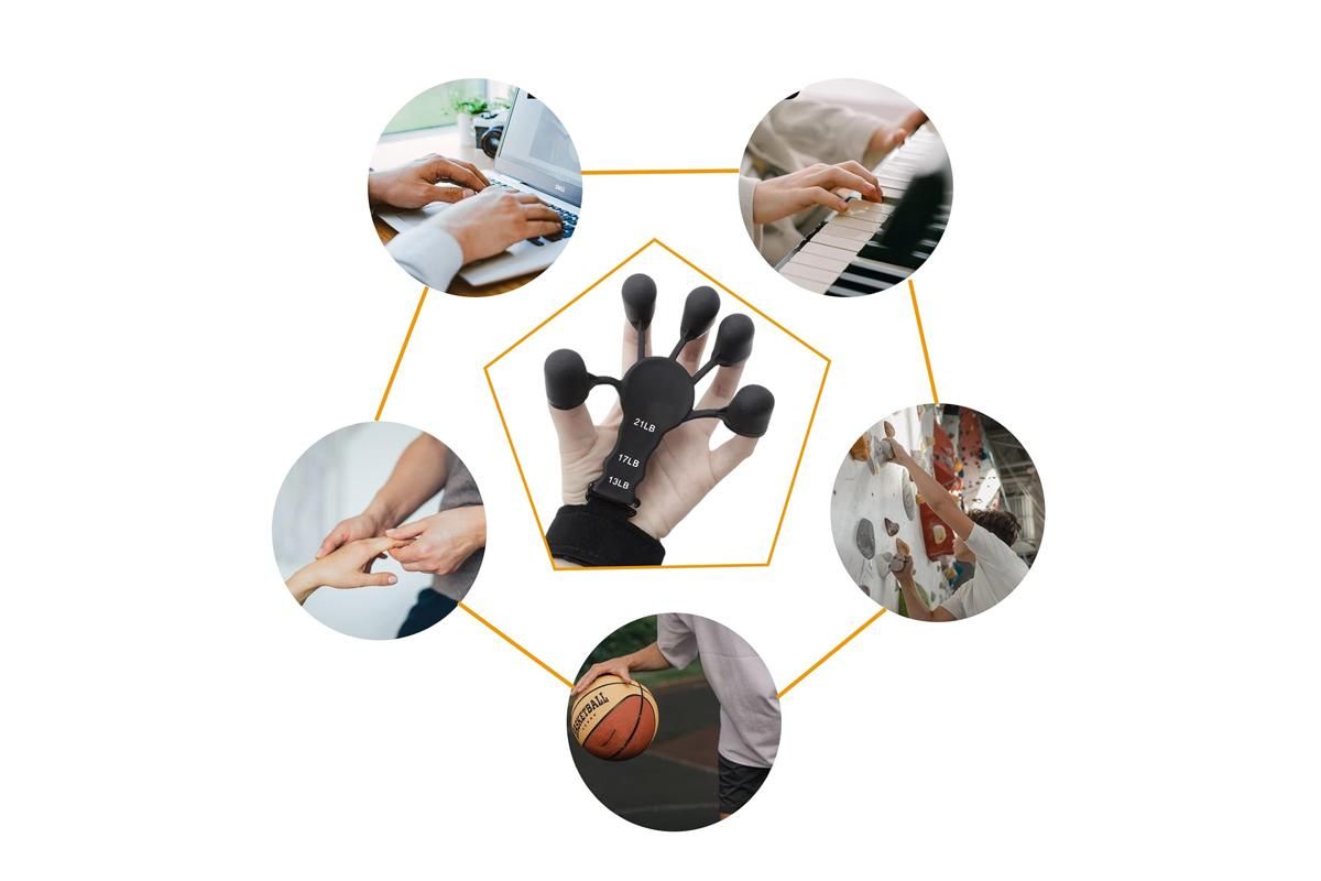 Finger Exerciser Hand Grip Strength Trainer for Hand Therapy Relieve Pain - Image 5