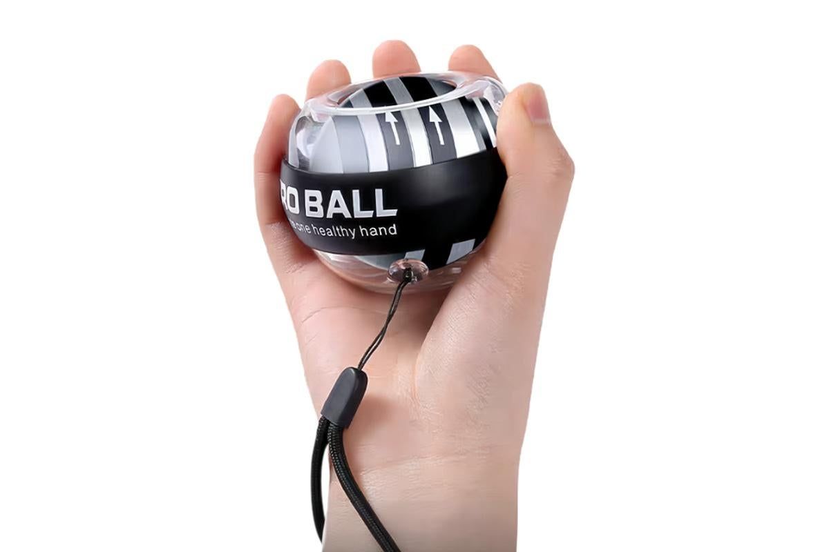 LED Wrist Ball Trainer Auto-Start Wrist Strengthener Gyroscopic Forearm Exerciser Gyro Ball for Strengthen Arms Muscles Wrist -Blue - Image 6