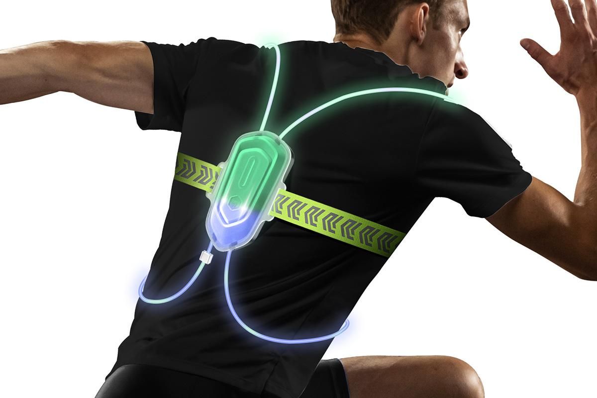 Running Light For Runners Reflective Running Vest Light Up Running Vest Night Running Gear - Image 1
