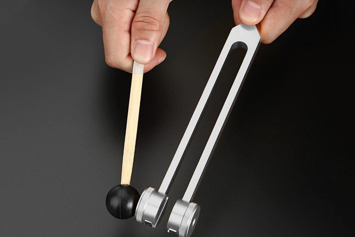 4PCS Tuning Fork Set With Mallet Sound Tool Sensory Tuning Forks - Image 6