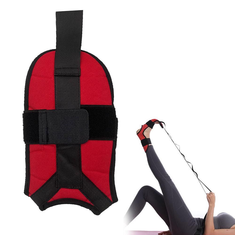 Hamstring Stretcher Stretching Strap Ligament Stretching Belt for Dancing Pilates Yoga Pain Relief -Black - Image 5