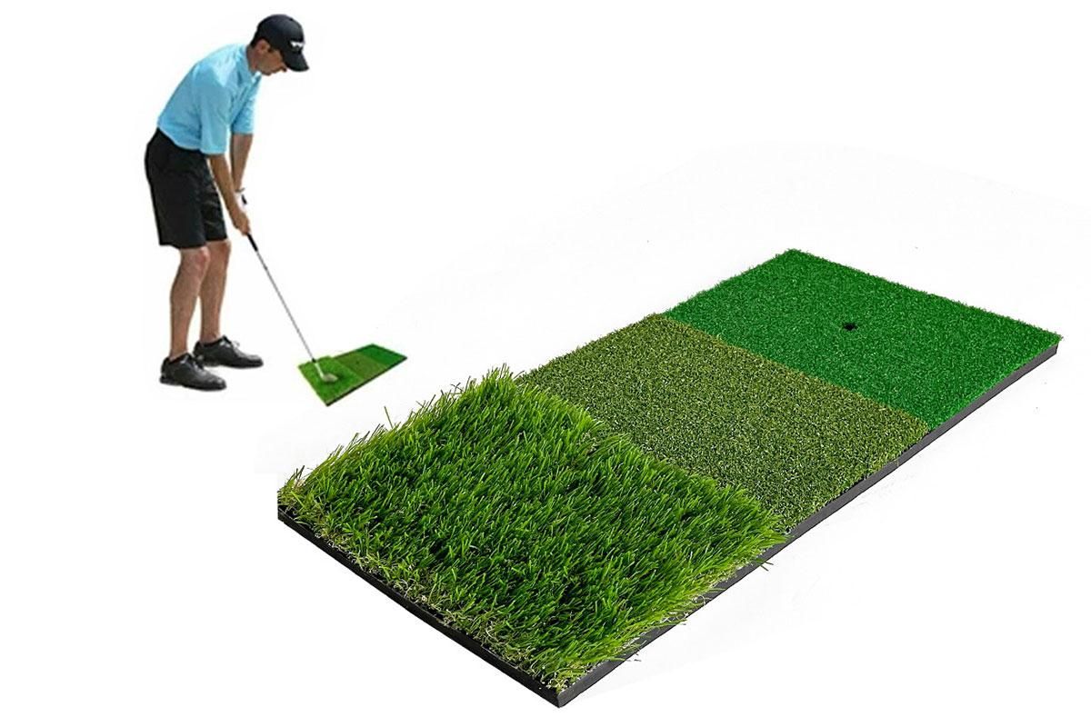 Golf Mat 3-in-1 Practice Mat Outdoor Indoor Training Mat For Golf - Image 1