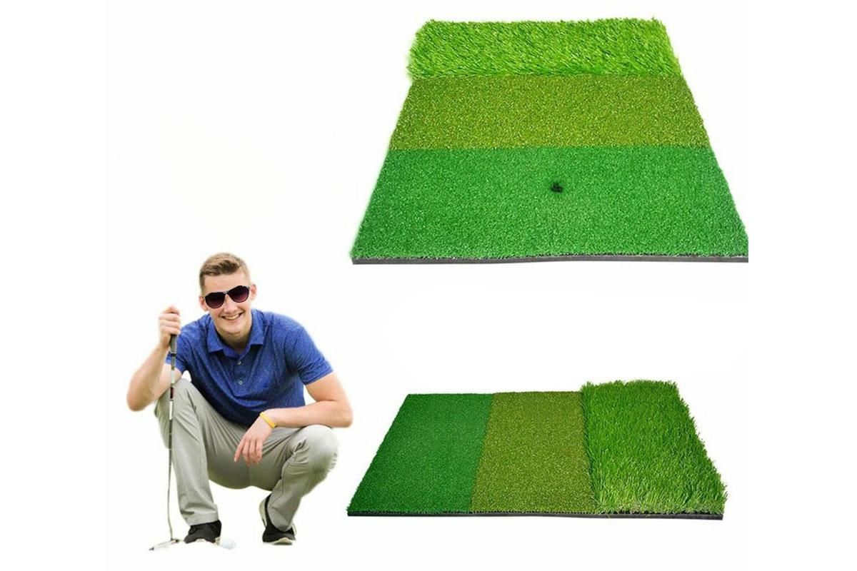 Golf Mat 3-in-1 Practice Mat Outdoor Indoor Training Mat For Golf - Image 4