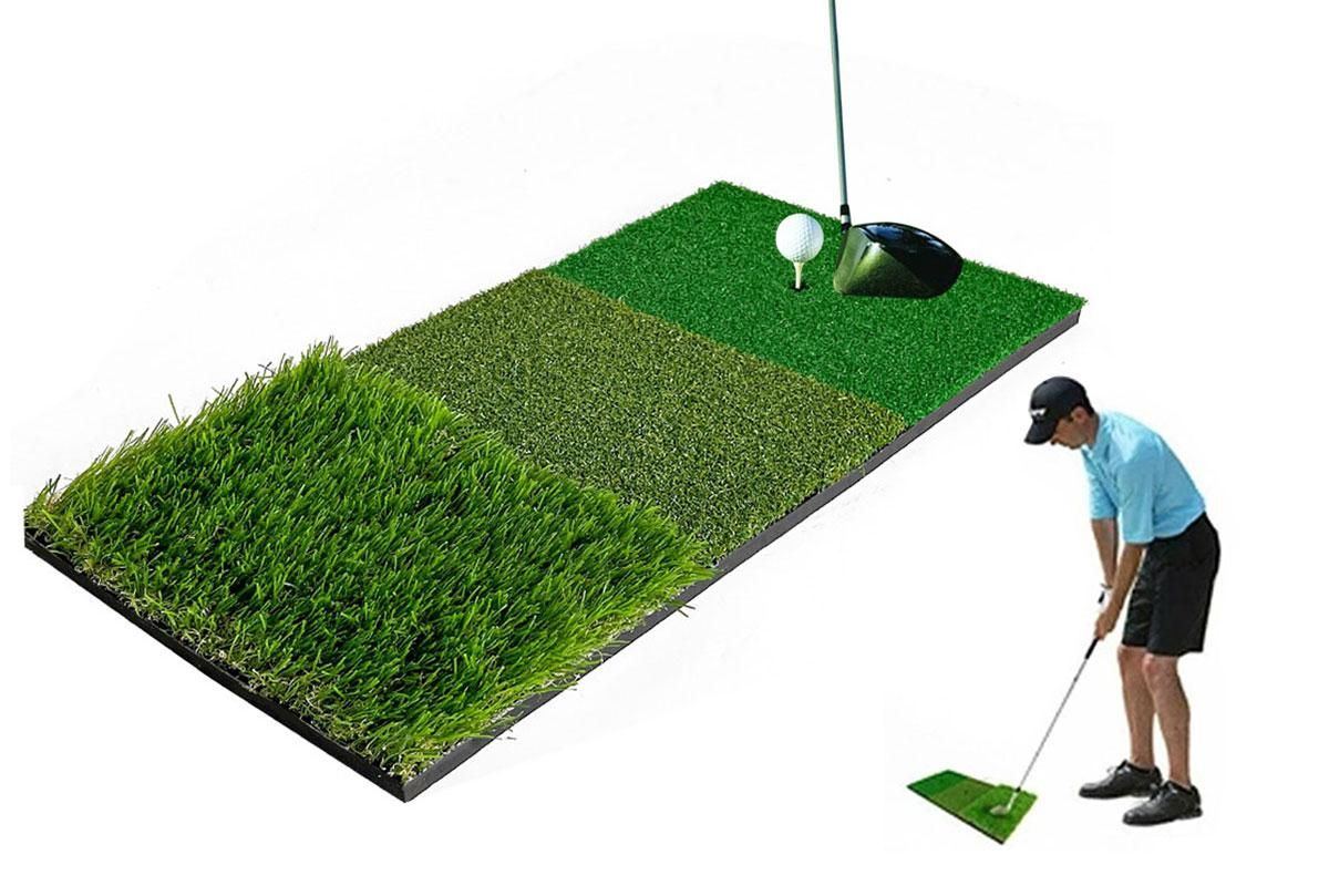 Golf Mat 3-in-1 Practice Mat Outdoor Indoor Training Mat For Golf - Image 6
