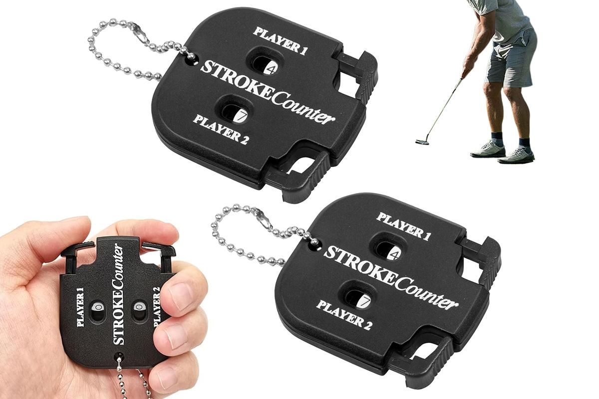 2PCS Golf Score Indicator 2 Player Stroke Counter Golf Handy Count Shot - Image 1
