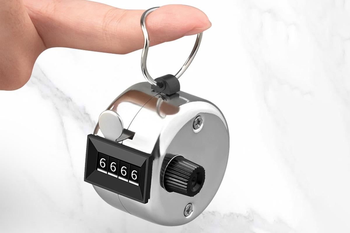 4 Digit Number Clicker Golf Hand Tally Counter - Image 3