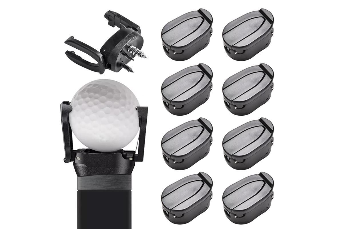8Pcs Foldable Golf Ball Pick Up Claw Sucker Put On Putter Grip Golf Ball Pick Up Retriever Grabber Golf Accessories - Image 1