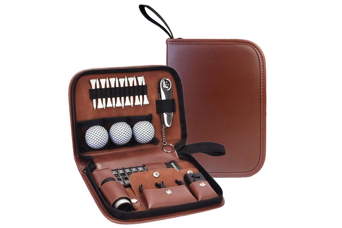 Portable Golf Accessories Set Tool Kit with Carrying Case - Image 1
