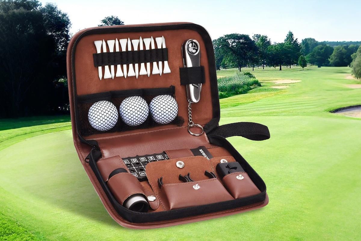 Portable Golf Accessories Set Tool Kit with Carrying Case - Image 2
