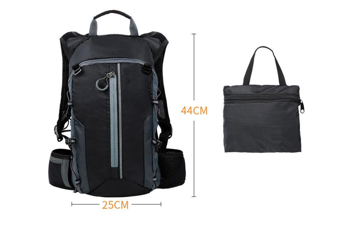 Small Daypack 10L Waterproof Bicycle Bag Backpack Ultralight Bike Water Bag for Women Men - Green - Image 4