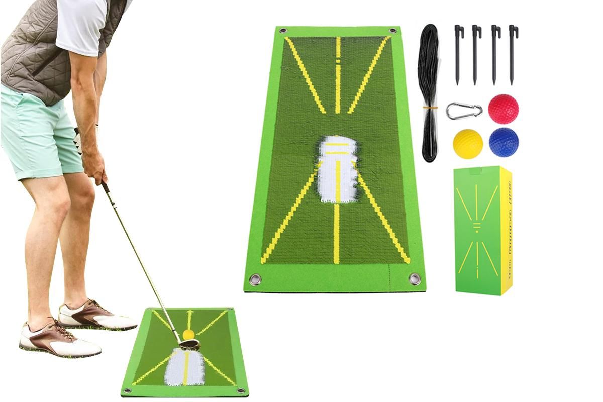 Golf Training Mat Set for Swing Detection - Image 1