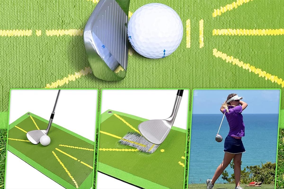 Golf Training Mat Set for Swing Detection - Image 3