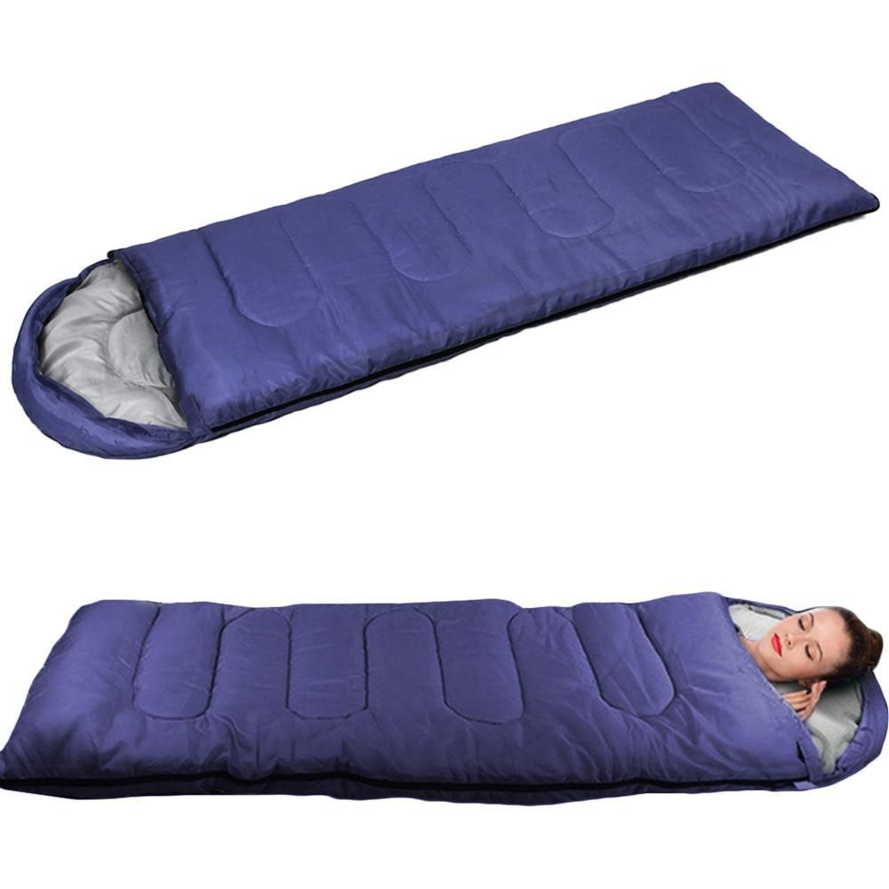 Single Outdoor Camping Envelope Sleeping Bag - Image 1