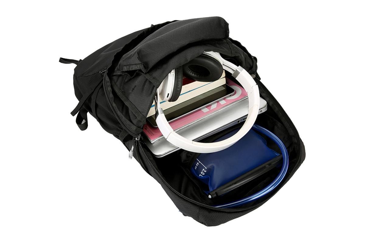 Hiking Backpack Packable Travel Day Pack Lightweight Water Resistant Hiking Daypack for Women Men -Black - Image 3