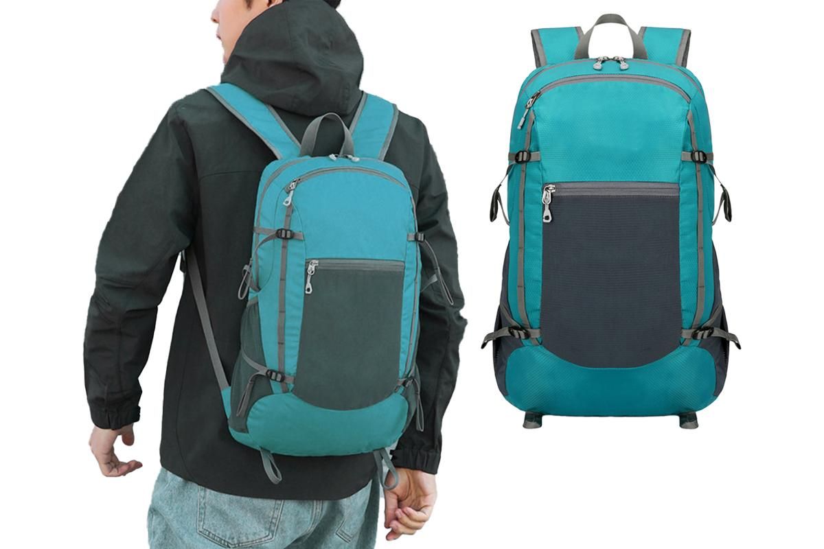 Hiking Backpack Packable Travel Day Pack Lightweight Water Resistant Hiking Daypack for Women Men -Blue - Image 1