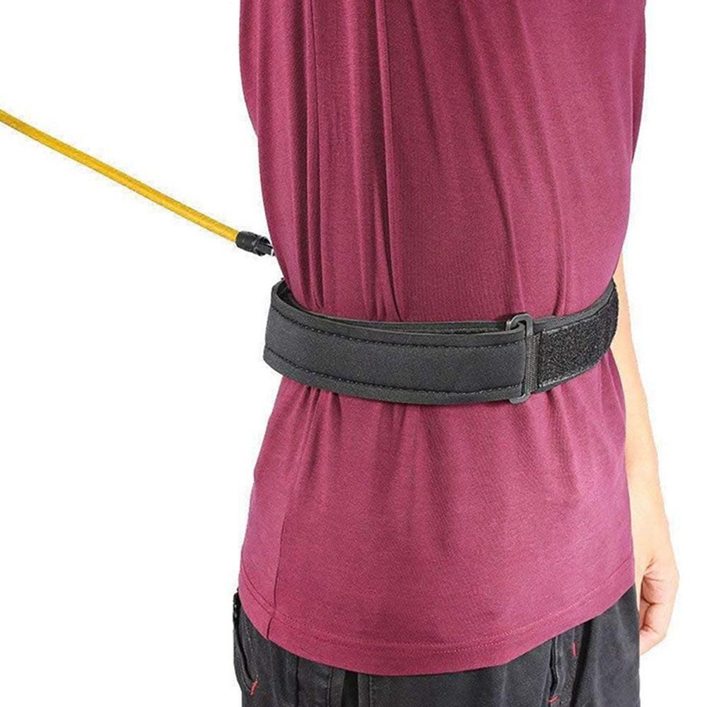 Elastic Swimming Training Band Set Adjustable Pool Swim Training Tether Swim Resistance Band Training Belt Yellow - Image 4