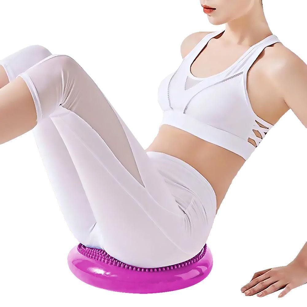 Yoga Training Mat Exercise Balance Stability Cushion Yoga Training Accessories Rose Red - Image 6